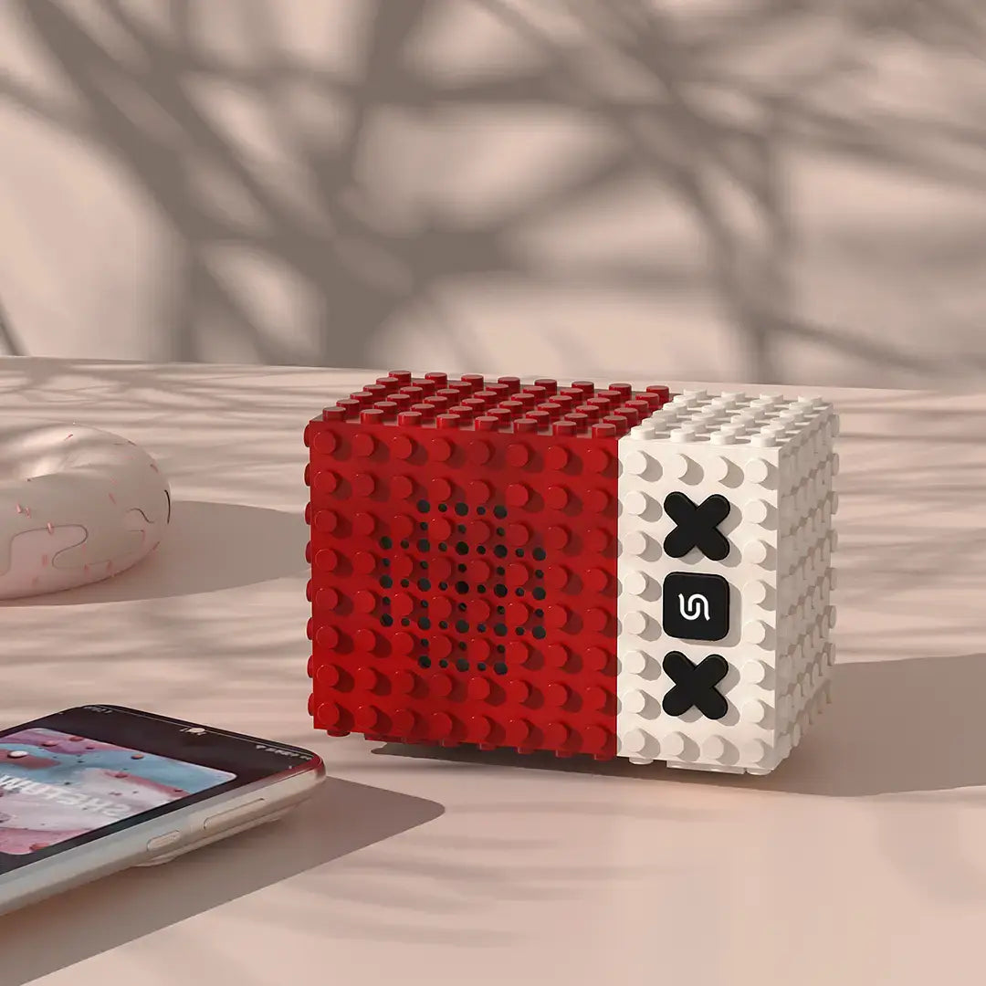 Porodo Soundtec MiniBlock Portable Stereo Speaker - PDSTDW16RD