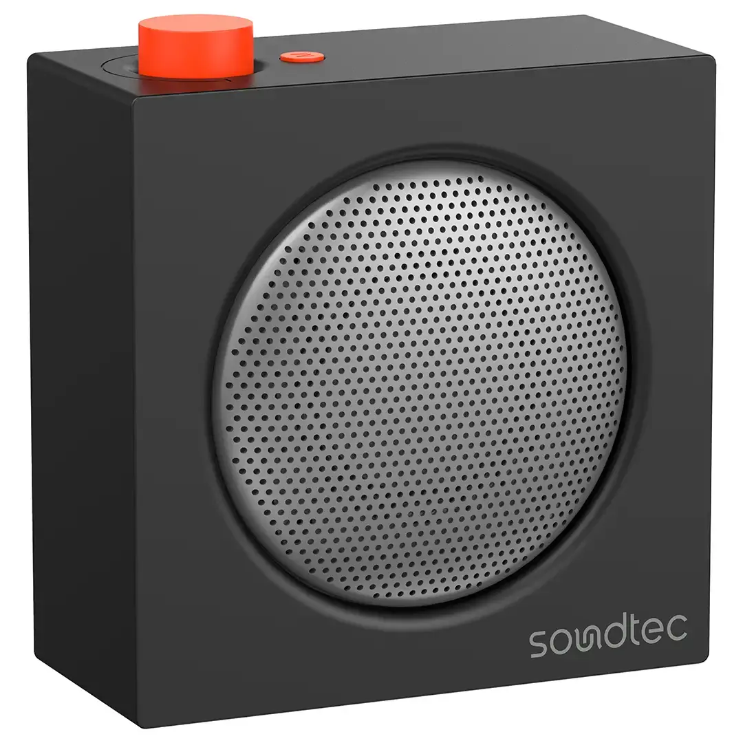Porodo Soundtec Mini Vibe Box Portable Bluetooth Speakers - PDWBT58BK