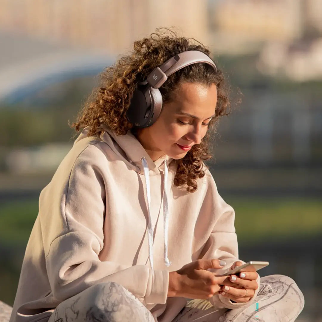 Porodo Soundtec Onyx Sonic Wireless Headphone - PDSTWLEP053BR