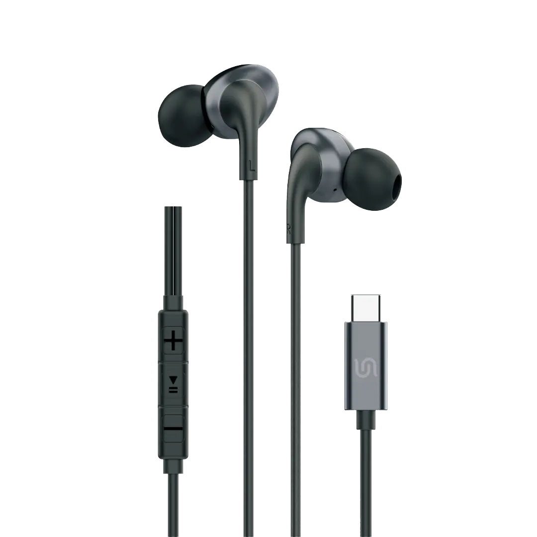 Porodo Soundtec Stereo Earphones - PD-STWLEP044-BK