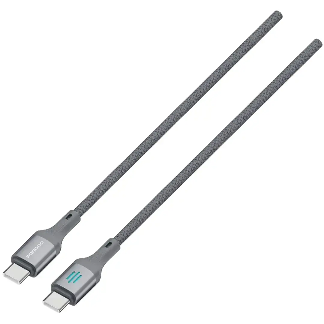 Porodo USB-C To USB-C Charging & Data Cable PD 60W - PDDC60SL