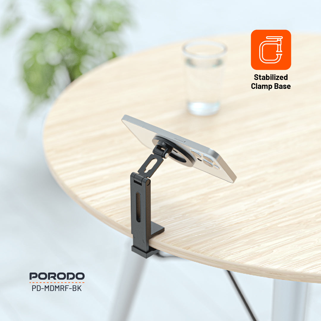 Porodo Zinc Alloy Special Purpose Magsafe Phone Mount - PD-MDMRF-BK