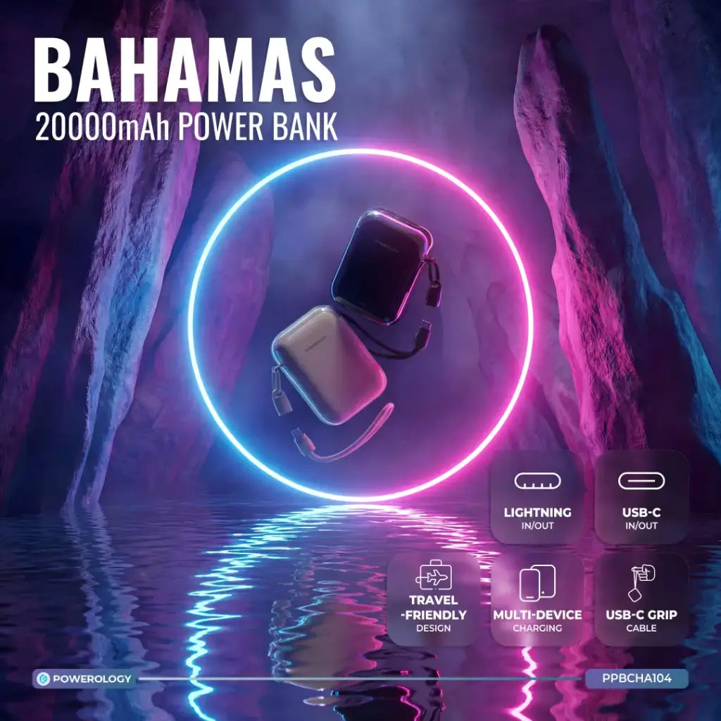 Powerology BAHAMAS power bank front