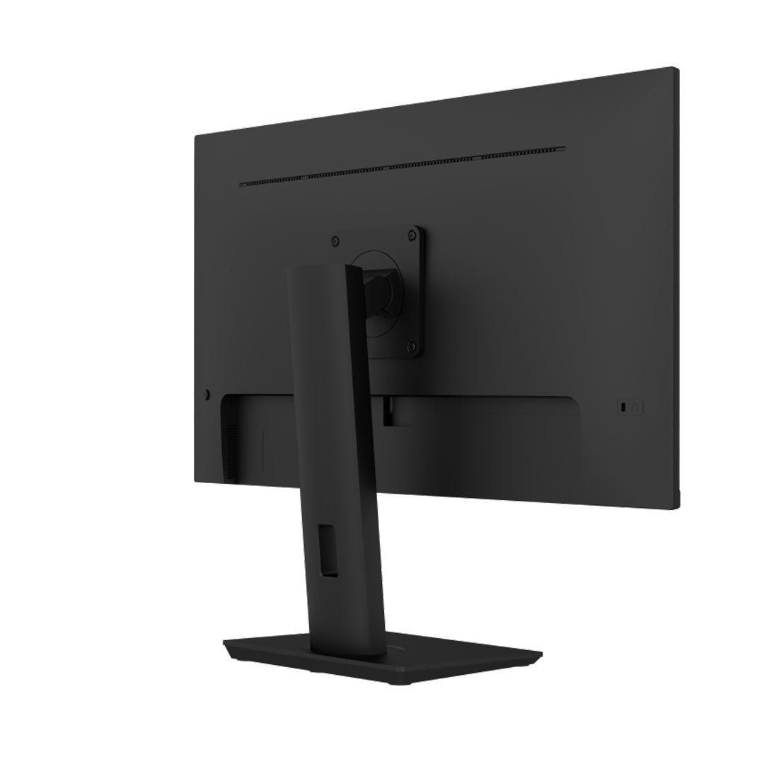 Powerology 27" 4K UHD Monitor Adjustable Rotating Stand - P4KOM27BK - Black