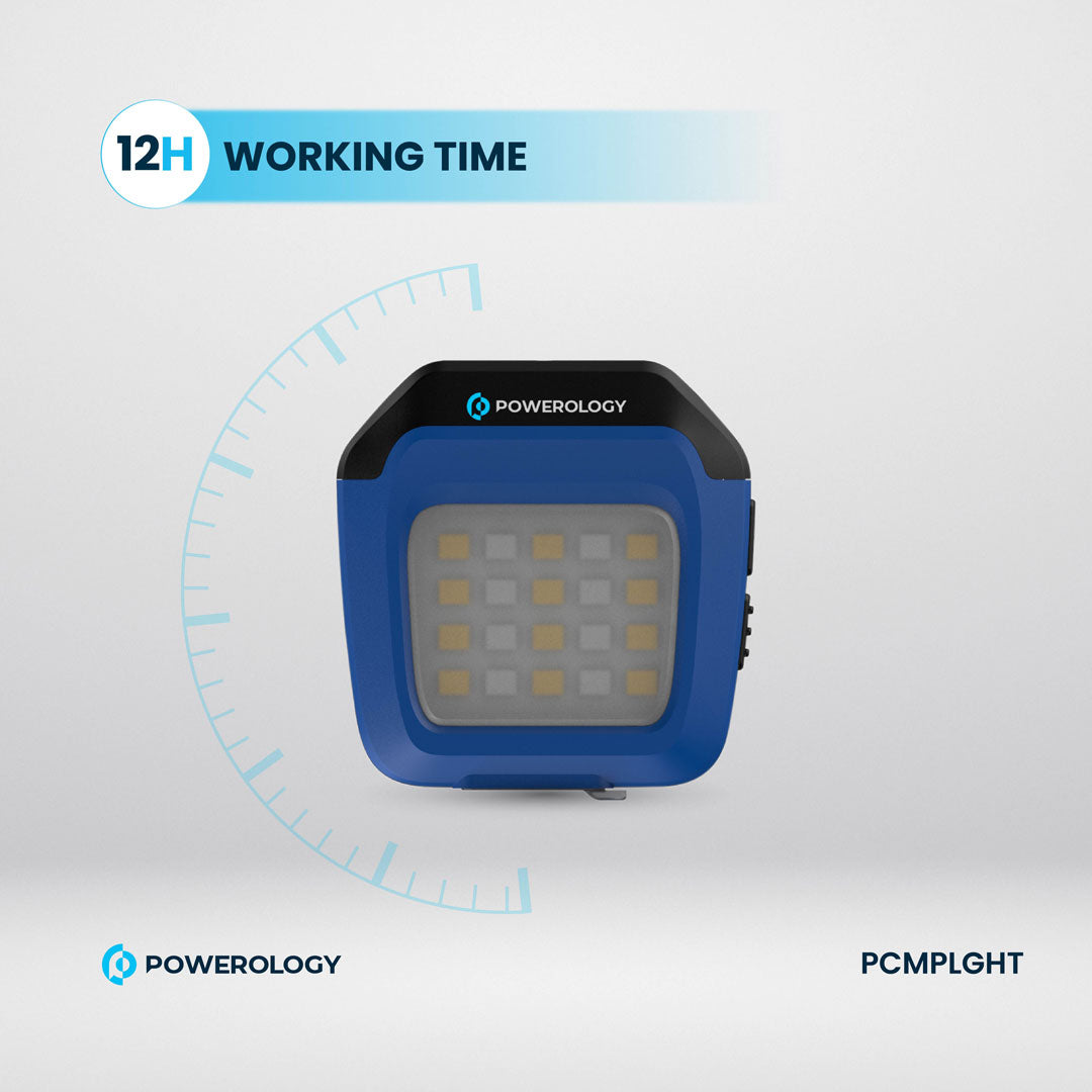 Powerology Clip-on LED Light - PCMPLGHT - Black