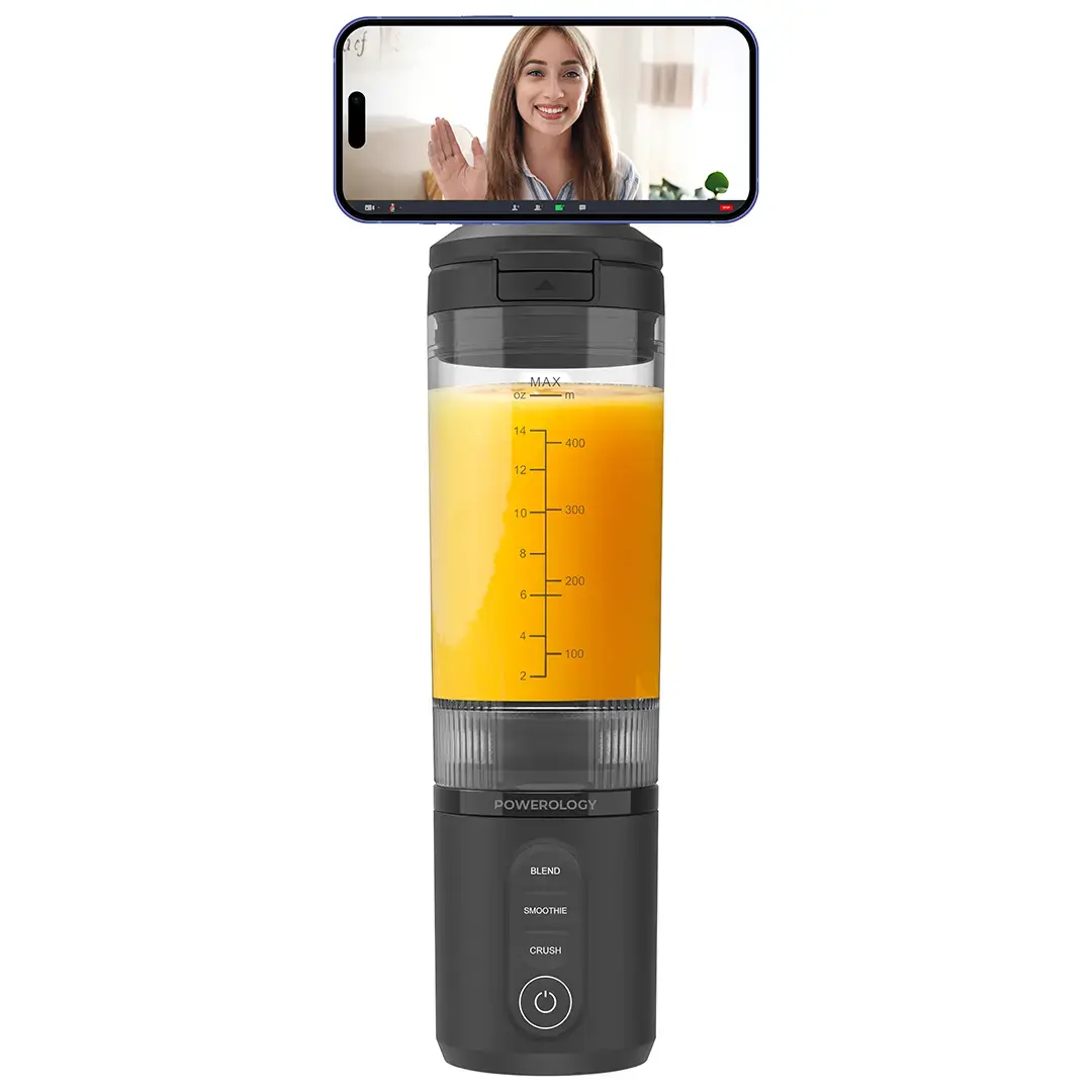 Powerology خلاط ماج بلند المحمول - PRPBB8301BK - أسود