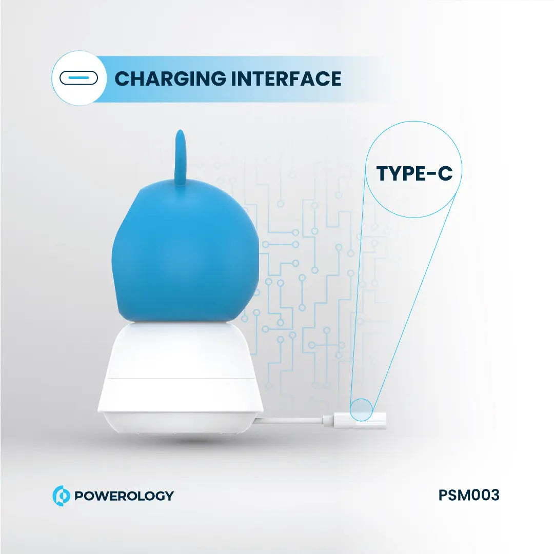 Powerology Monitor & App Baby Camera - PSM003 - Blue & Pink