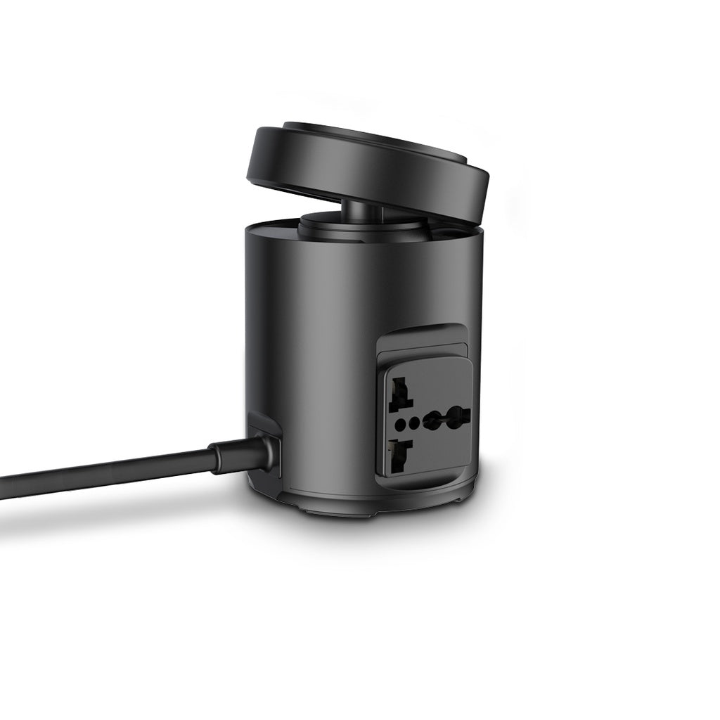 Powerology Magsafe Power Hub USB-C Power Delivery And USB-A QC 3.0 - PWCUQC014 - Black