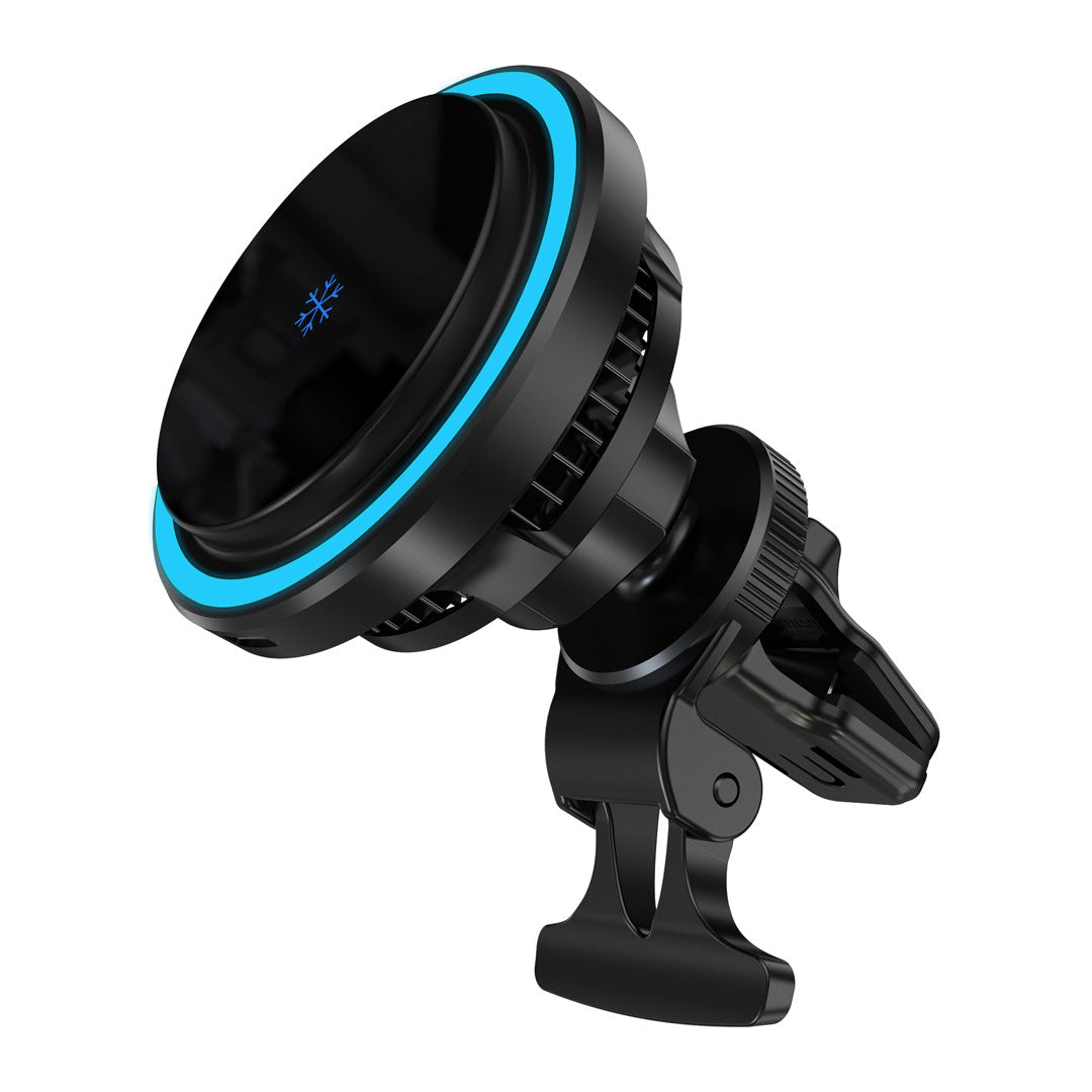 Powerology Qi2 Standard Magsafe Fast Charger - P15WMCPR - Black