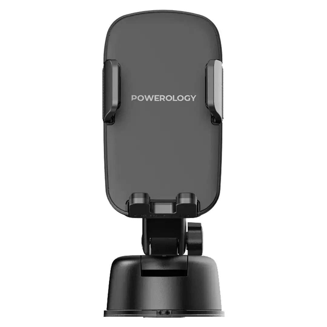 Powerology Raven Auto-Clamping Car Phone Mount - PWRLX08BK - Black