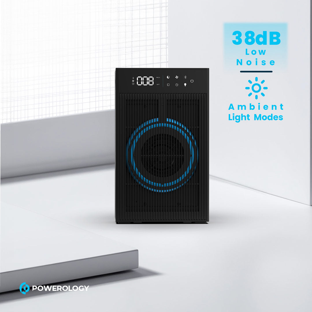 Powerology Smart Air Purifier - PAPFRBK - Black