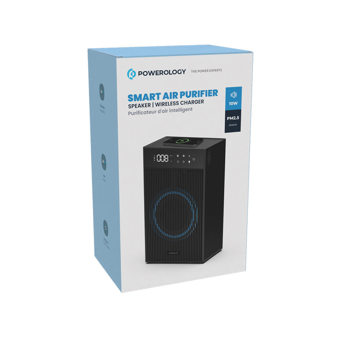 Powerology Smart Air Purifier - PAPFRBK - Black