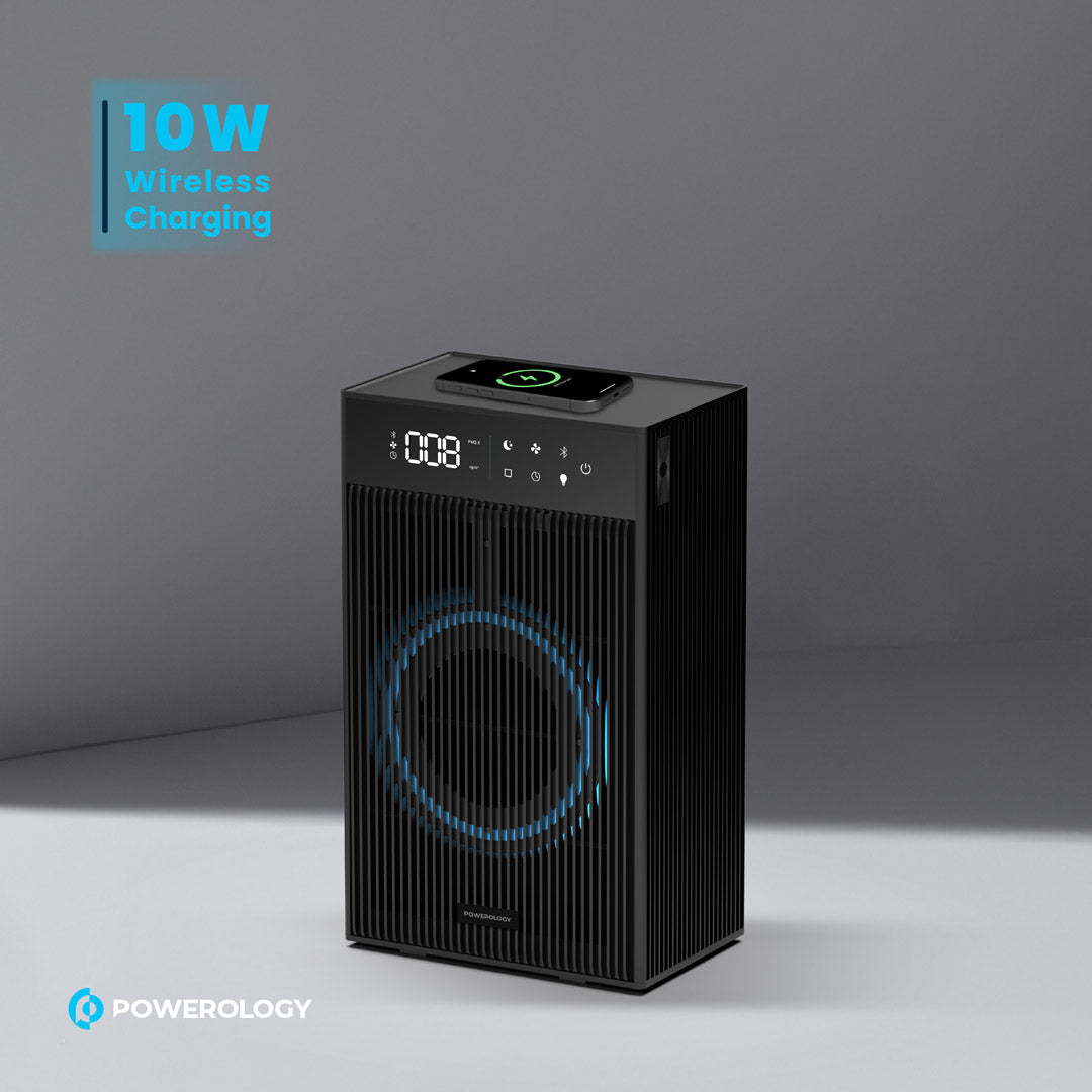 Powerology Smart Air Purifier - PAPFRBK - Black