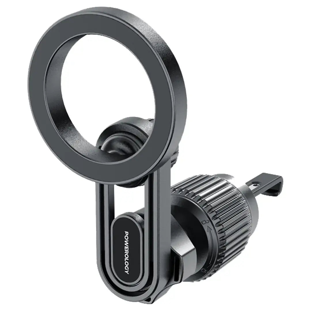 Powerology حامل سيارة SnapMount MagSafe - PWS6M09BK - أسود