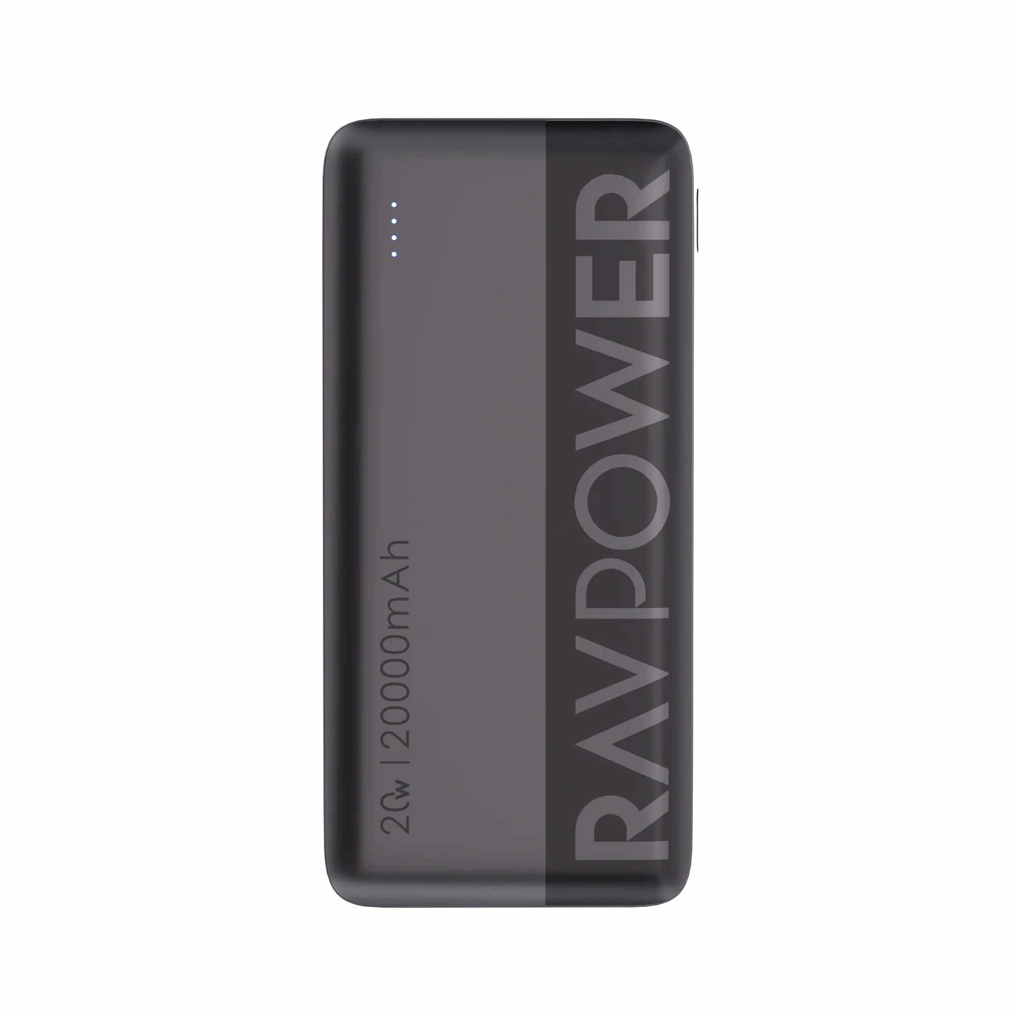 RAVPower 20000mAh PD20W 3-Port Power Bank black - PB1229
