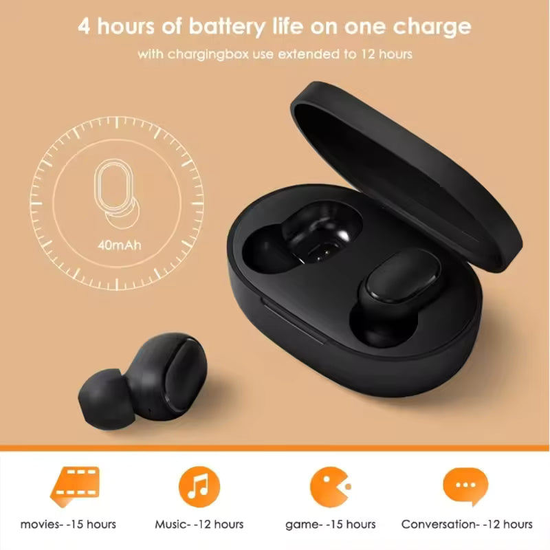 Xiaomi Mi True Wireless Earbuds Basic - أسود