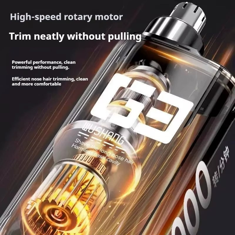Electric Nose & Ear Hair Trimmer | 18000 RPM | USB-C Fast Charging