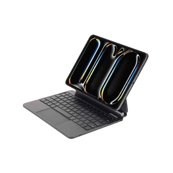SIA MagKeyboard SIMGKB13M4 Magnetic Keyboard 6 lines layout for ipad pro 13" 2024 with Pencil holder -black AR/ENG