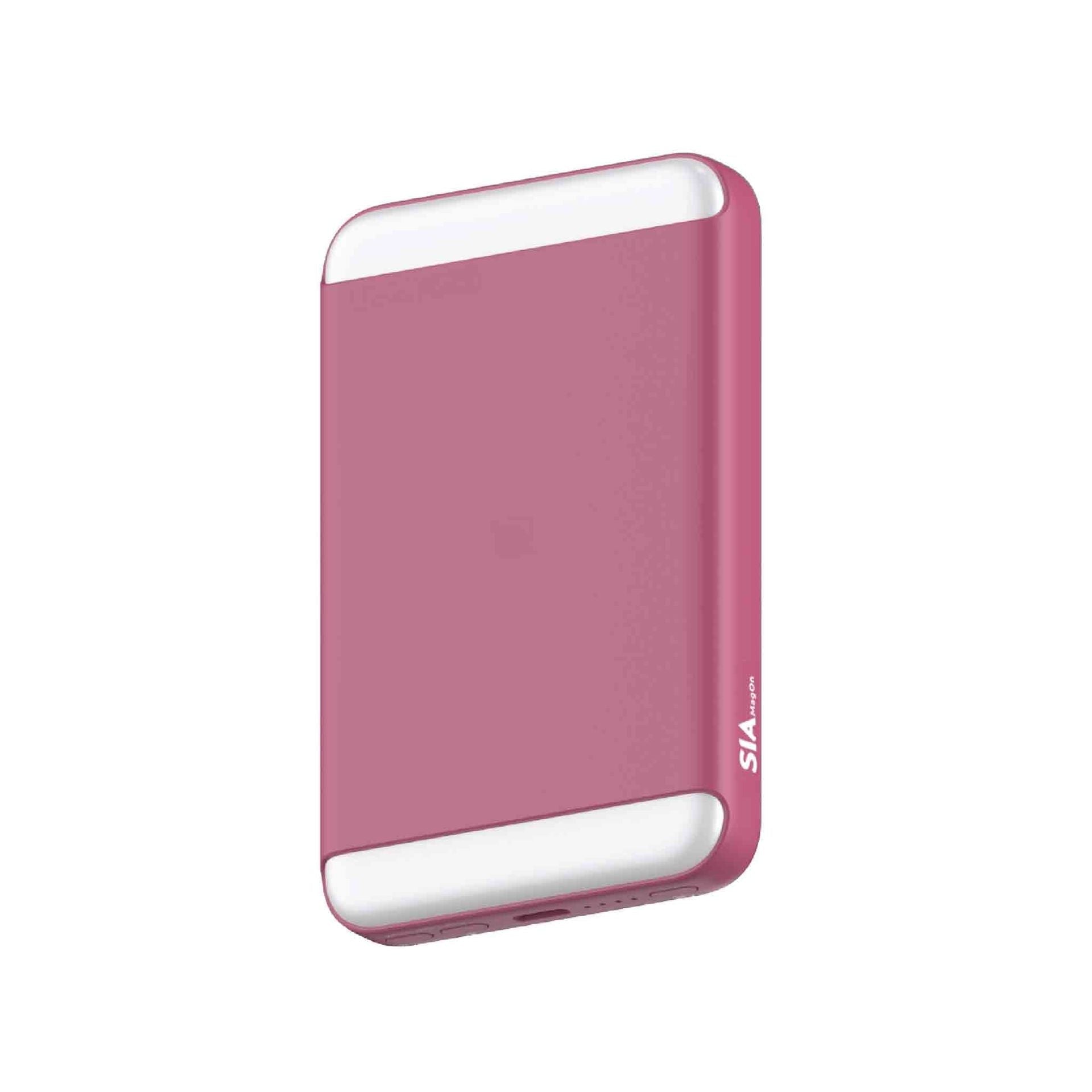 SIA MagOn Magnetic power bank PD 20W-Wireless Charging 15W With LED Light 8000Mah - SIPBMG8LD