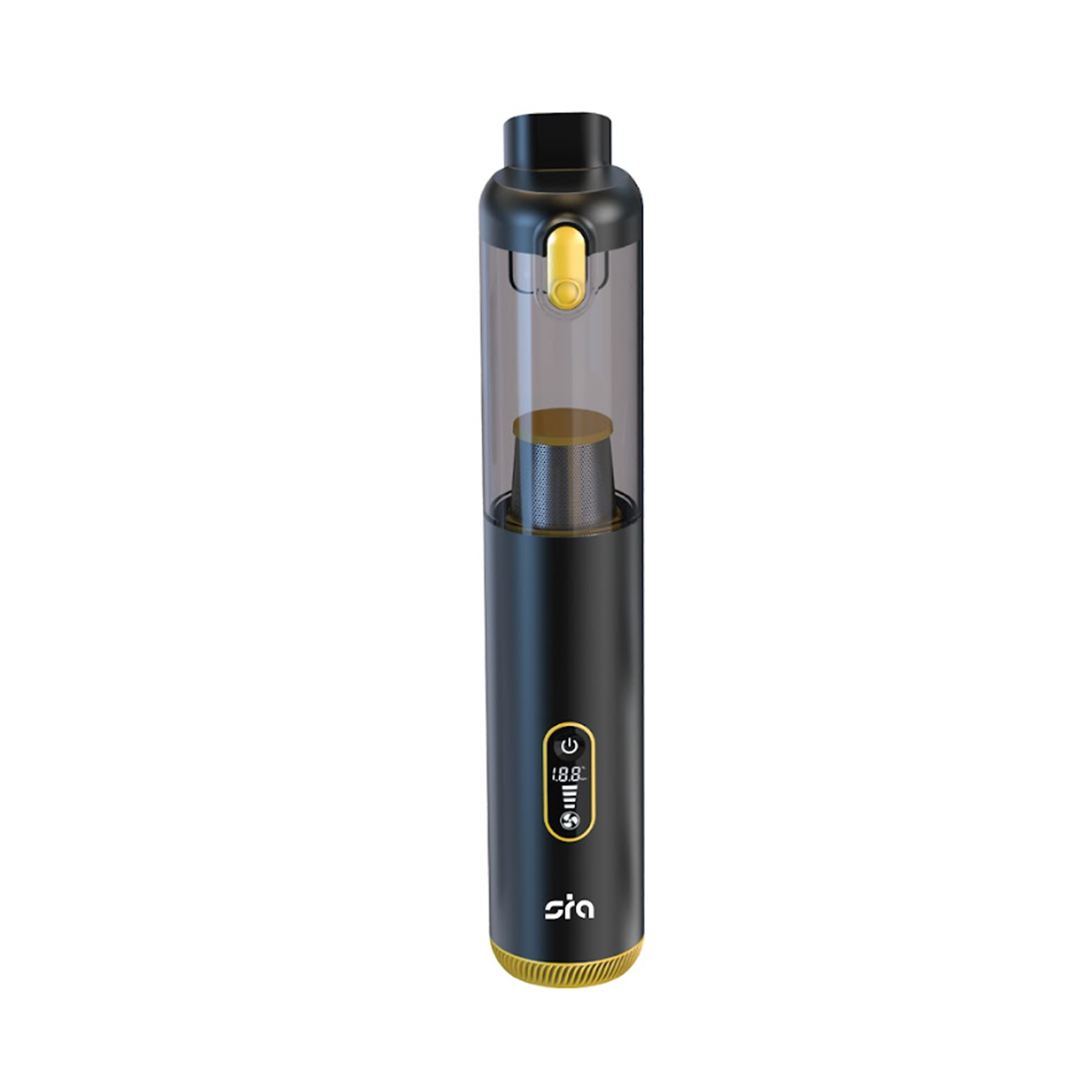 SIA cordless car vacuum with three speeds and two filters
