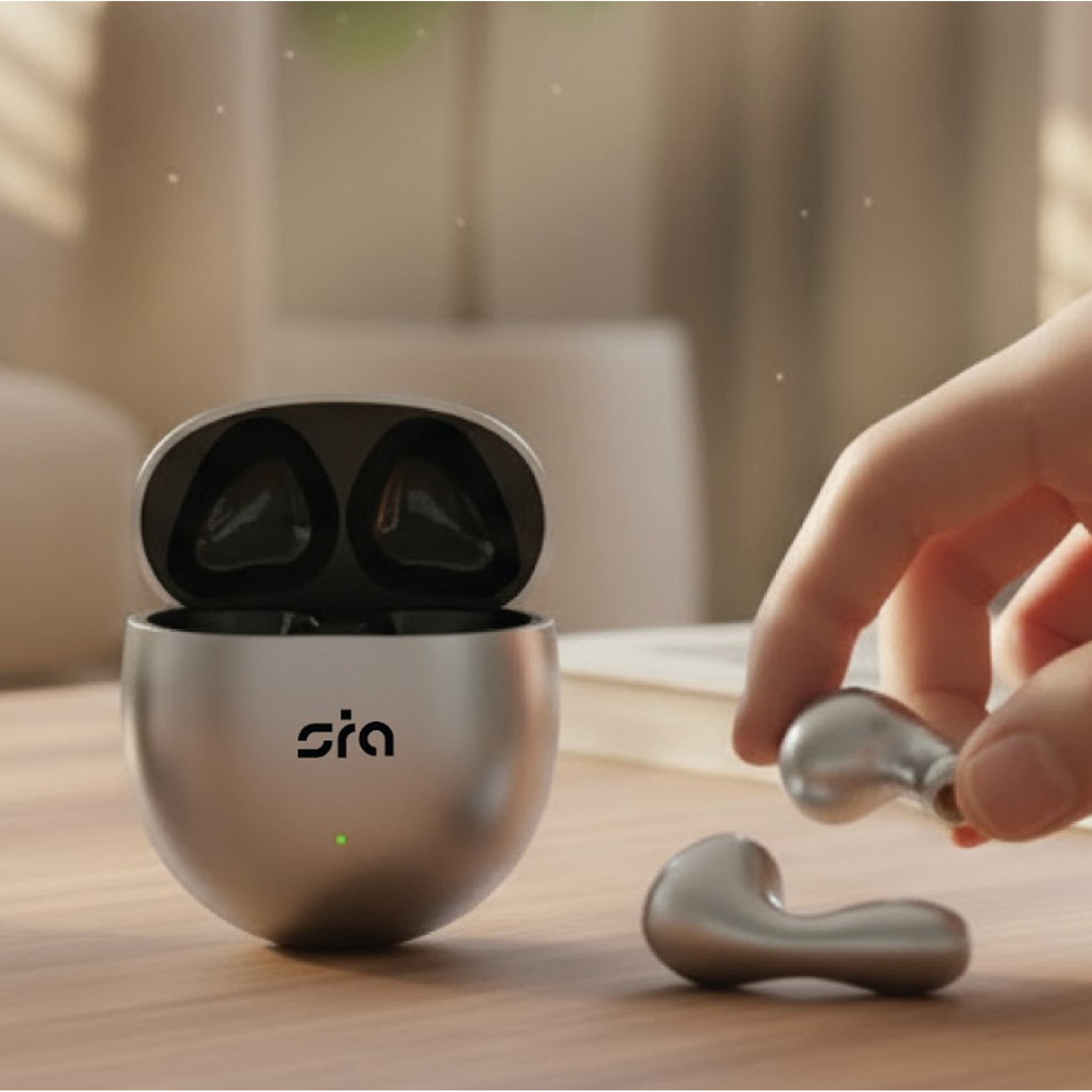 SIA Mini Buds 2 سماعات لاسلكية استيريو - رمادي