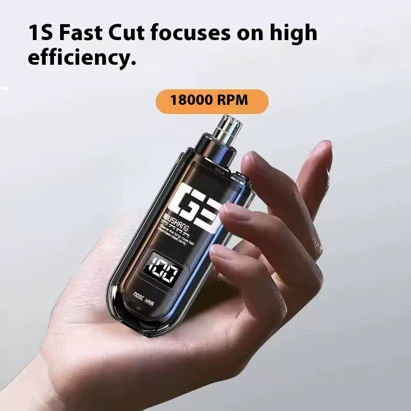 Electric Nose & Ear Hair Trimmer | 18000 RPM | USB-C Fast Charging