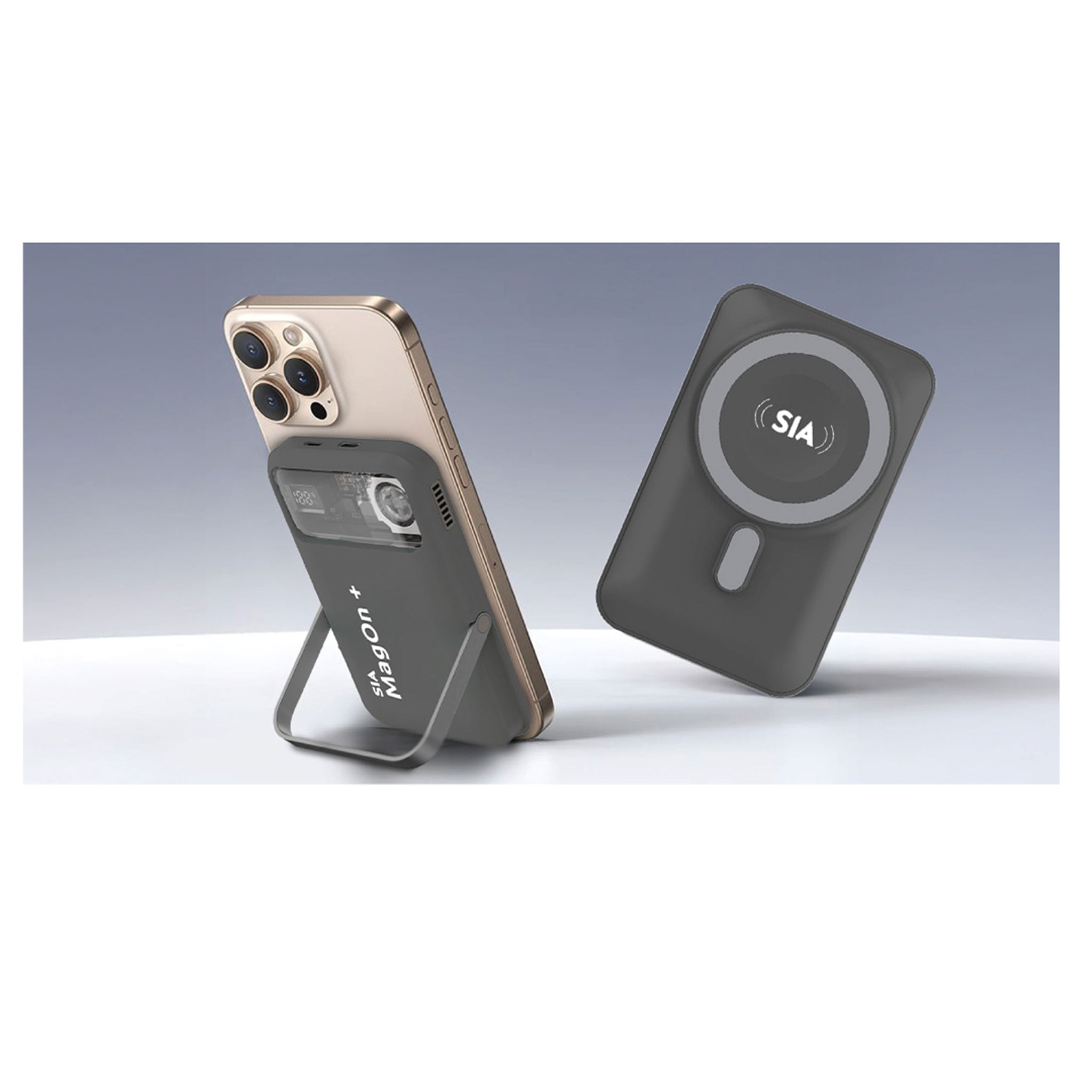 SIA Magnetic 20W-Wireless Charging 15W 10000 GRAY - SIPBMGP1