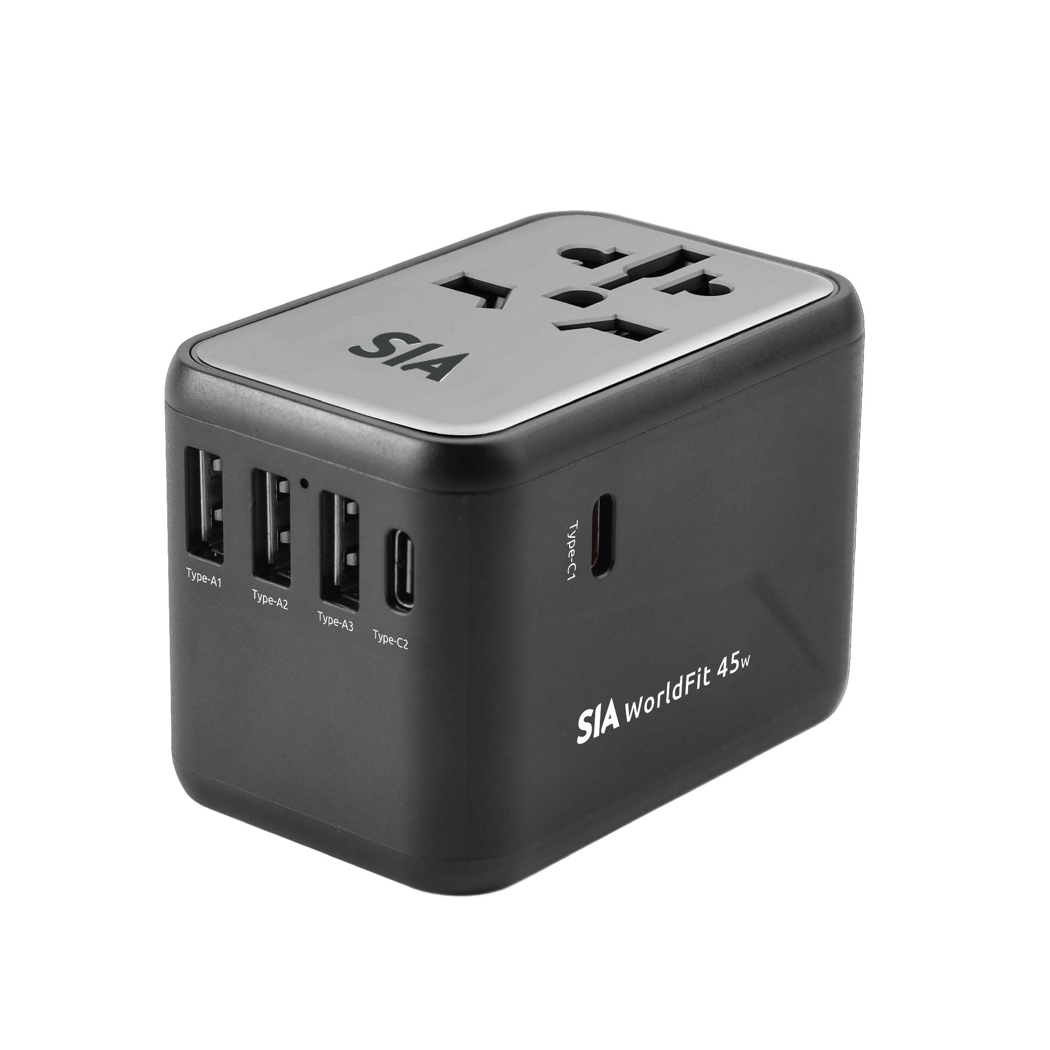 SIA WORLDFIT Travel Adapter 45w SITRV45WBG +bag - SITRV45WBG