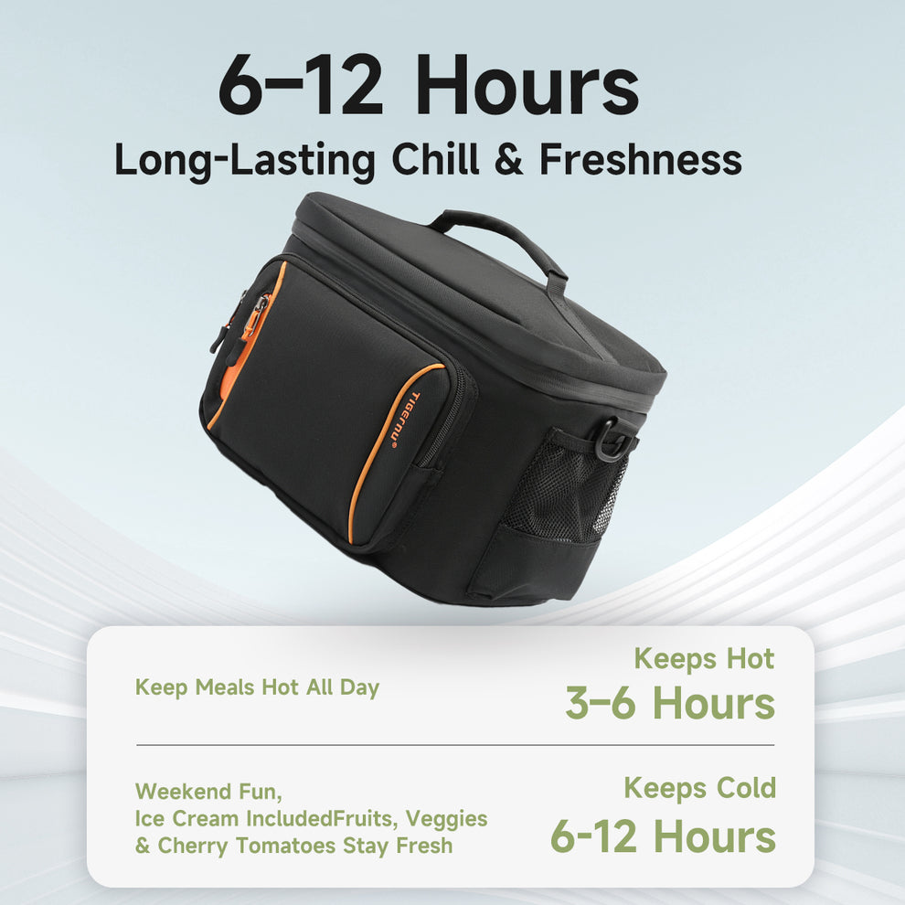 Tigernu T-S81196 13L Insulated Cooler Bag - Black