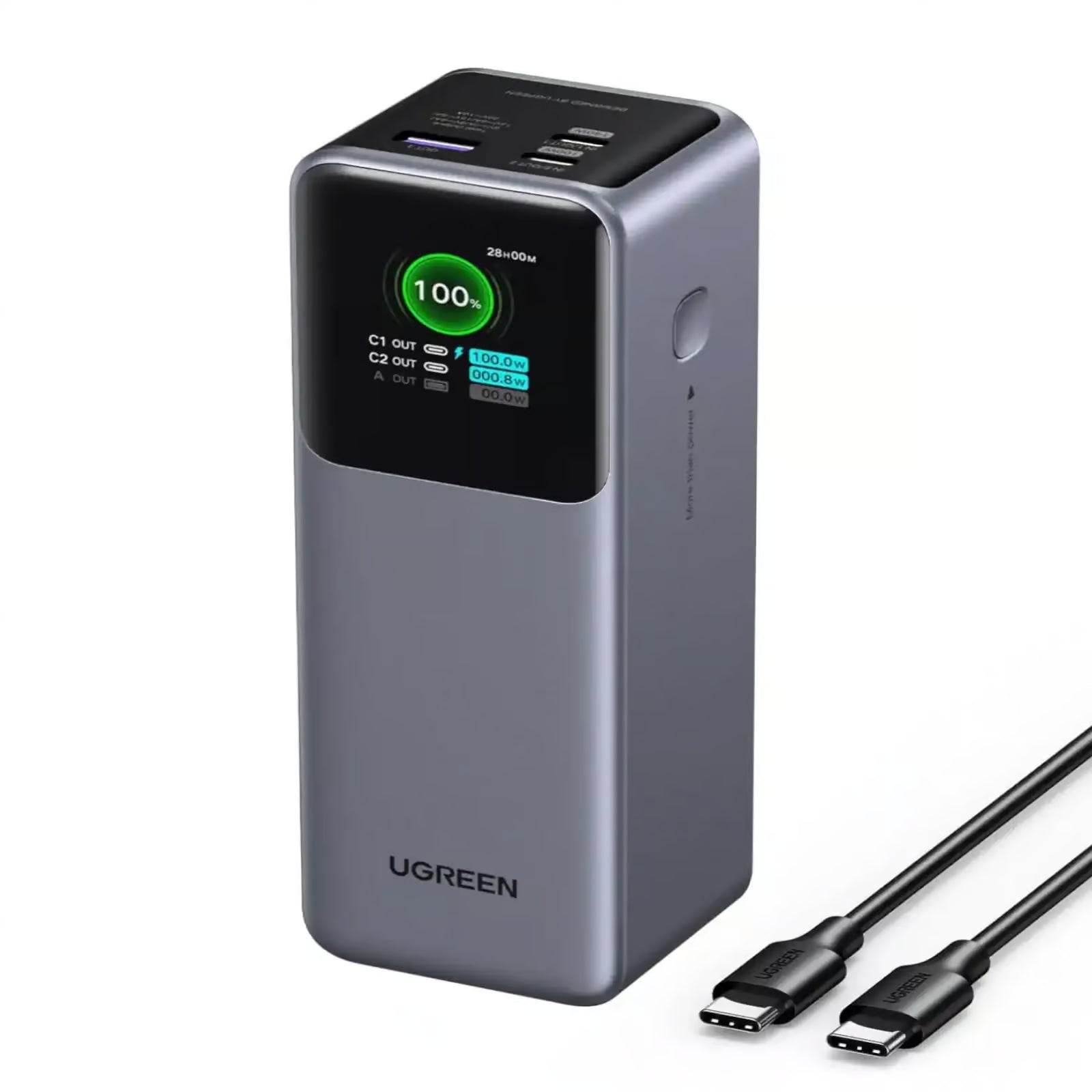 UGREEN 25000mAh 200W Fast Charging Power Bank 35525B PB722