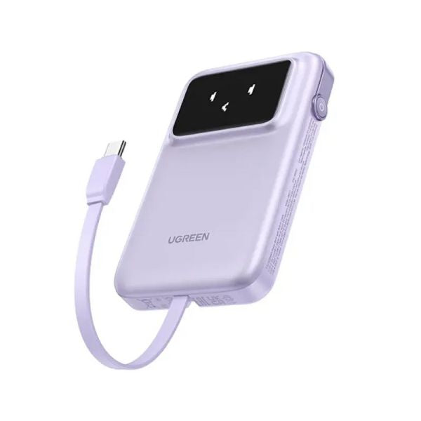 UGREEN 10000mAh Power Bank with Built-in Cable 30W PB511