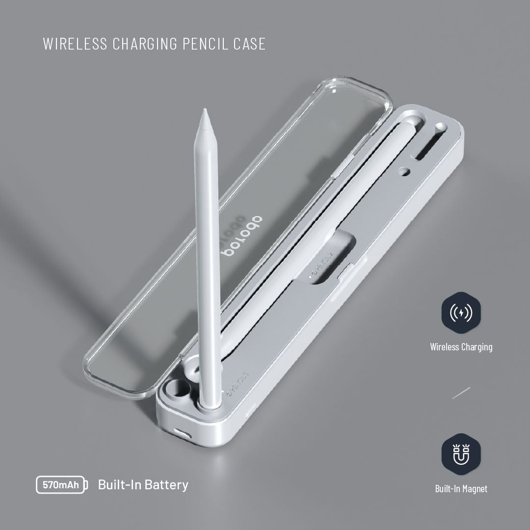 Porodo Wireless Charging & Storage For Pencil 1&2 Case - PD-CAPEN-WH