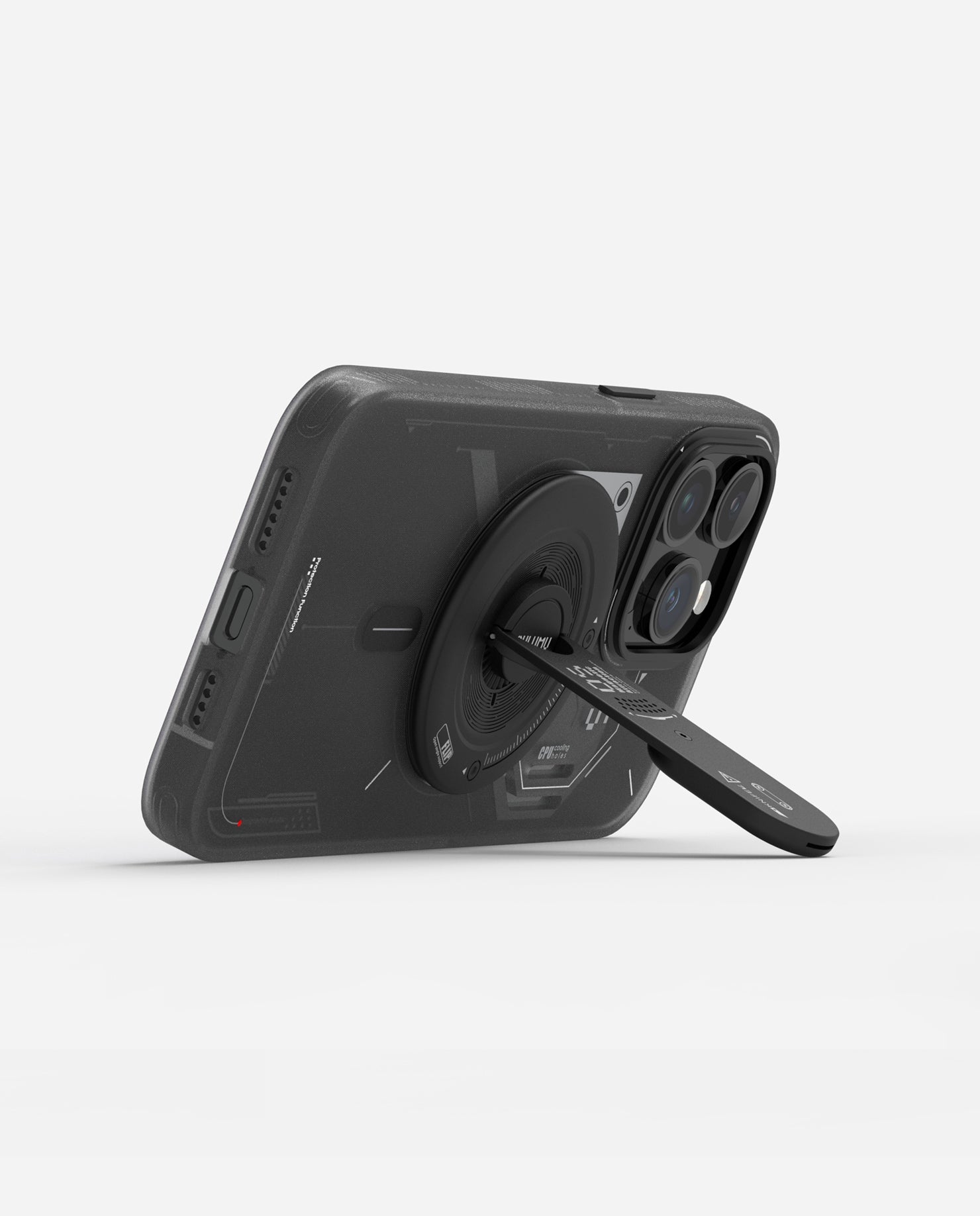 AULUMU G05 Magnetic Phone Stand with Box Cutter - Black