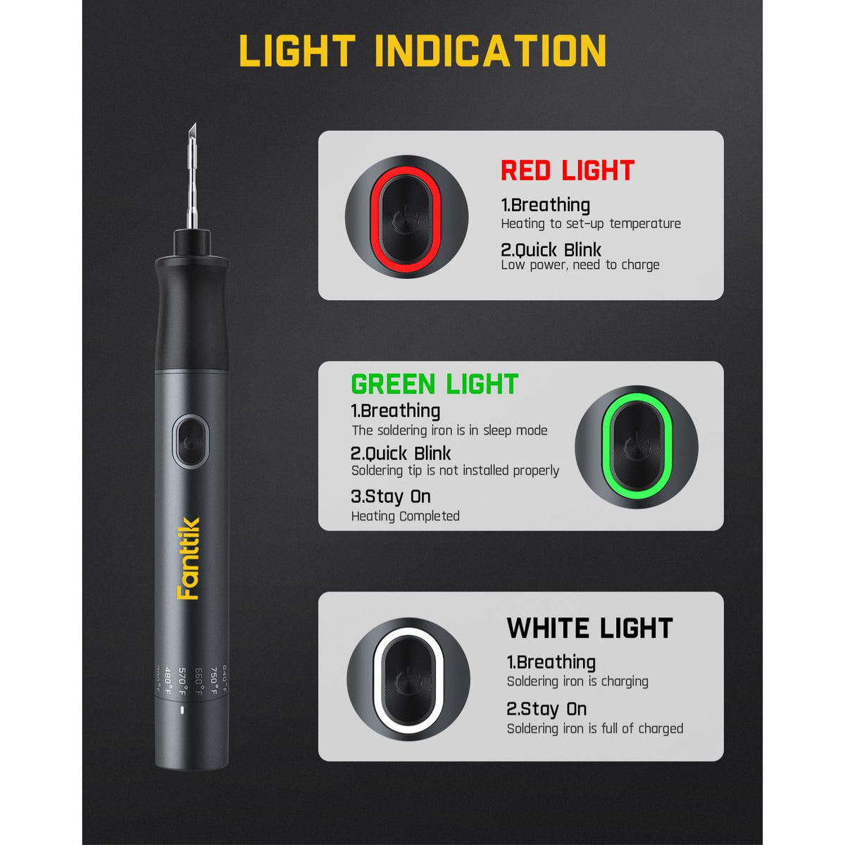 Fanttik NEX T1 Max Soldering Iron Kit - Black