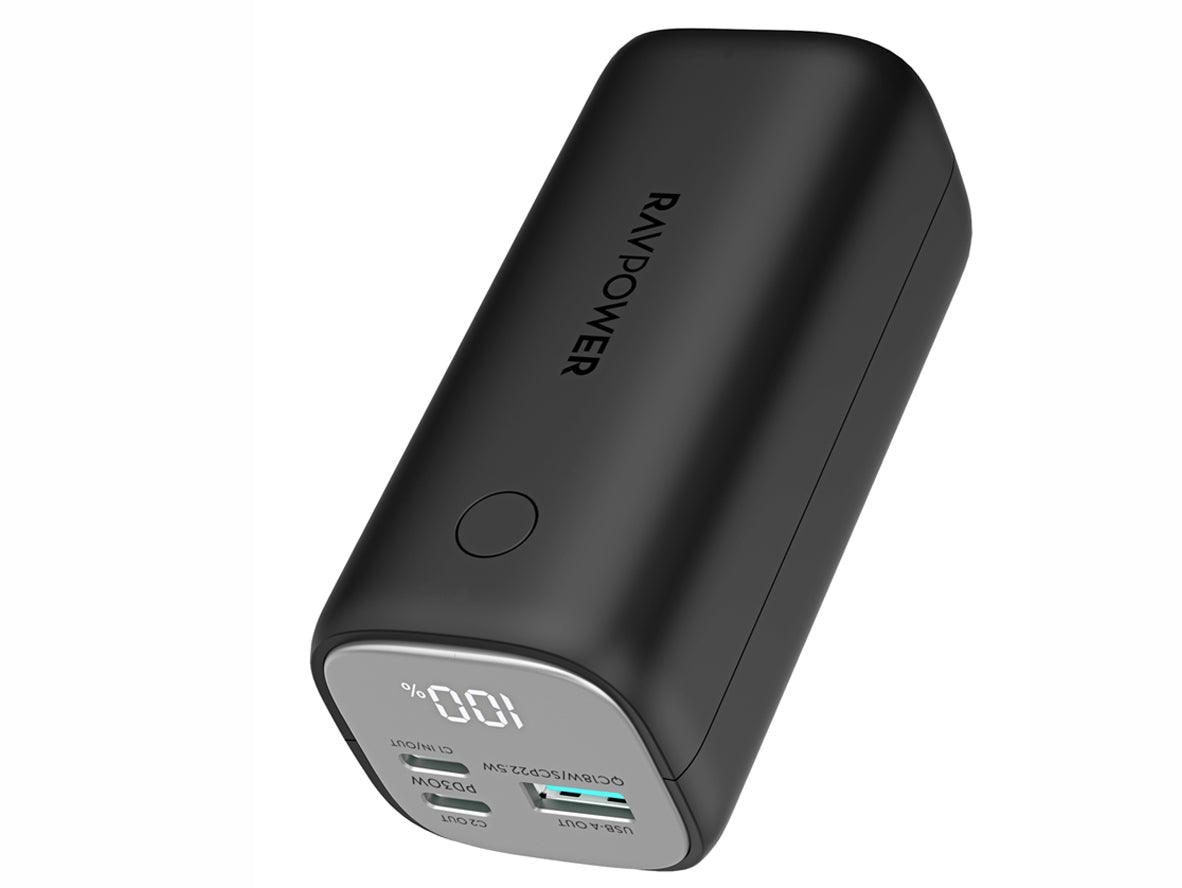 RAVPower mini 14000mAh PD30W 3-Port Portable Power Bank Black Global Version - PB208