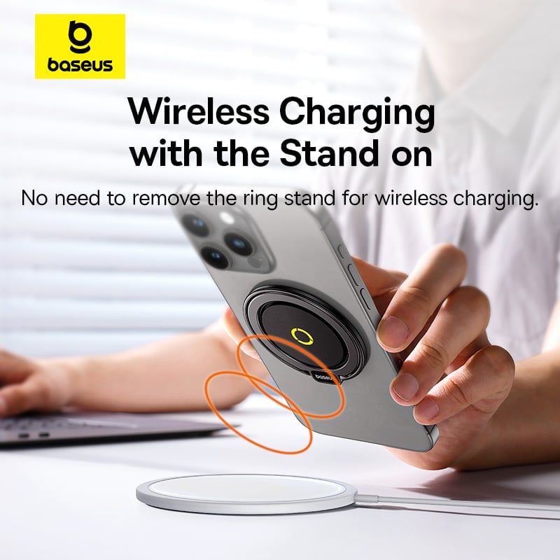 Baseus MagPro II Magnetic Ring Phone Stand - Cosmic Black
