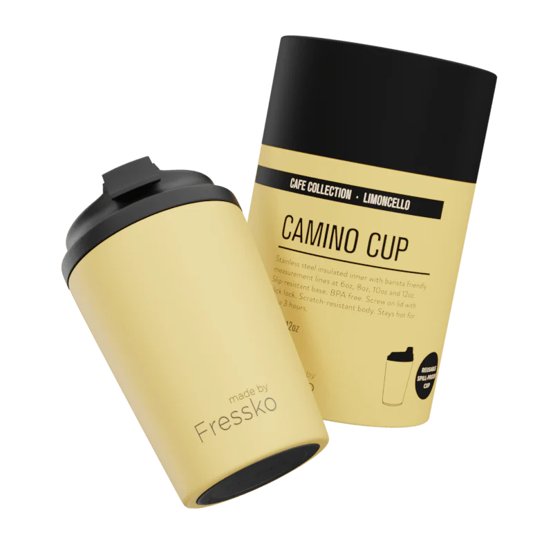 FRESSKO Camino 340ml / 12oz Cup - Stainless Steel - Limoncello