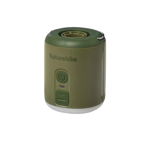 مضخة نفخ خارجية متعددة الوظائف من Naturehike Wind Mini - لون أخضر عسكري