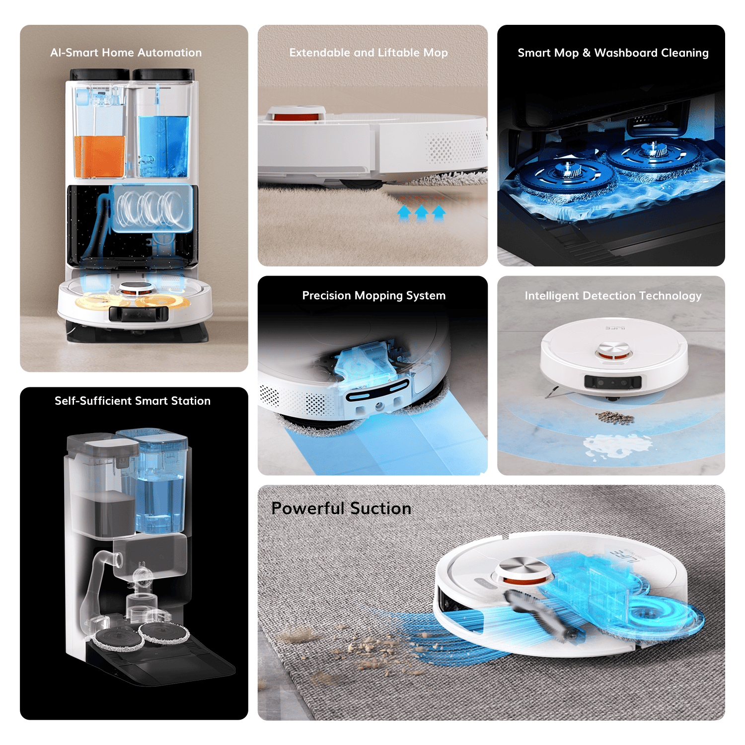 ILIFE T60s Robotic Vacuum Cleaner - White