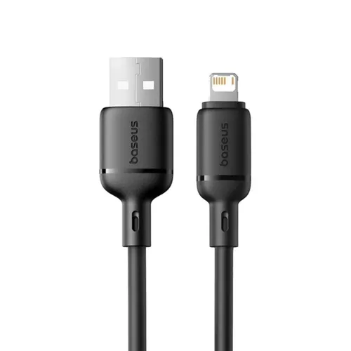 Baseus Silky 2m USB-A to Lightning Fast Charging Cable – Black