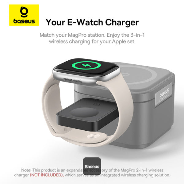 Baseus MagPro Magnetic Wireless Charger for E-Watch 2.5W – Black
