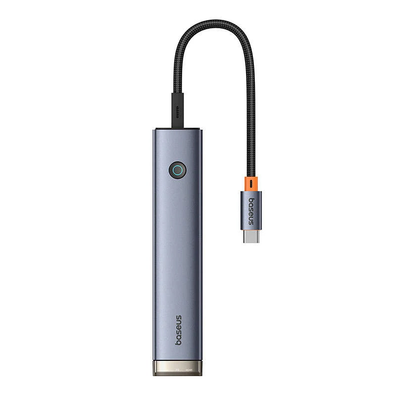 Baseus UltraJoy هاب 6 منافذ HUB AIR - رمادي فضائي