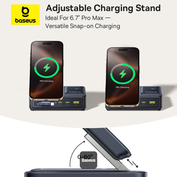 Baseus NOM 5-in-1 Desktop Charger – Black