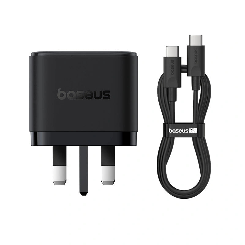 Baseus Palm 65W 2C+U Fast Charger – Black (UK)