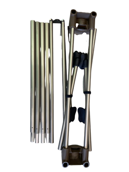 حامل كرسي أرجوحة قماشي للتخييم من Naturehike DC-G04-Plain مقاس 104x140x141 - من الفولاذ المقاوم للصدأ