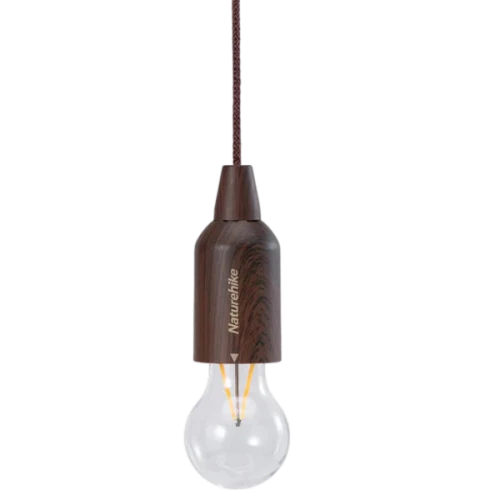Naturehike LED Outdoor Lightwood Grain Bubble Lamp Dry Battery Type