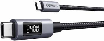 UGREEN كابل شحن سريع USB-C إلى USB-C بتقنية PD، بقدرة قصوى 240 واط، طوله 2 متر - L530