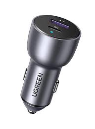 UGREEN A+C Dual-Port Car Charger PD30W+SCP22.5W (Space Grey) - CD130