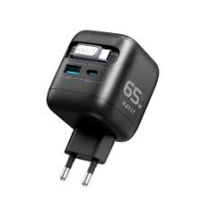 HAVIT A-UK Wall cgarger 65W +USB-C Cable BLK - UC252