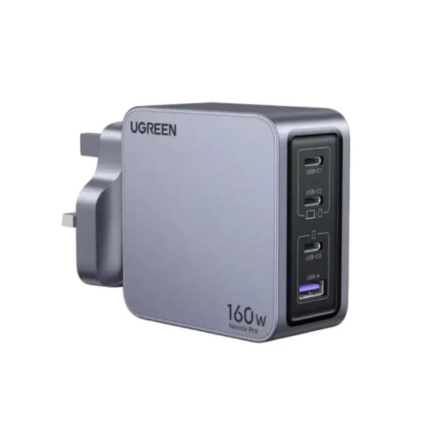 UGREEN شاحن Nexode Pro GaN سريع 160 واط 4 منافذ - X763